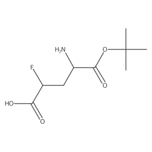 (2S,4S)-4-amino-5-(tert-butoxy)-2-fluoro-5-oxopentanoic acid结构式