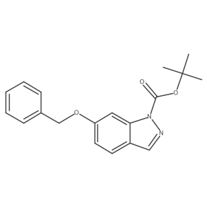 tert-butyl 6-(benzyloxy)-1H-indazole-1-carboxylate Structure