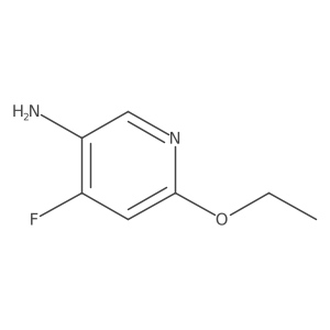 6-Ethoxy-4-fluoropyridin-3-amine结构式