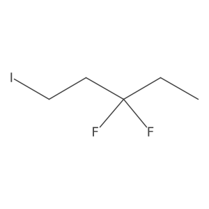 3,3-Difluoro-1-iodopentane结构式