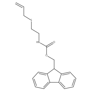 (9H-fluoren-9-yl)methyl N-[2-(prop-2-en-1-ylsulfanyl)ethyl]carbamate结构式