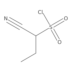 1-Cyanopropane-1-sulfonyl chloride结构式