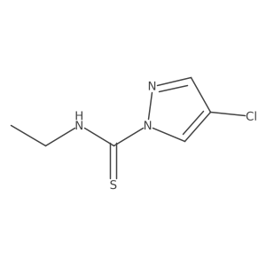 4-Chloro-N-ethyl-1H-pyrazole-1-carbothioamide Structure