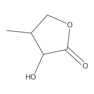 3-Hydroxy-4-methyloxolan-2-one结构式