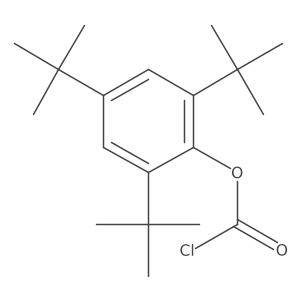 2,4,6-Tri-tert-butylphenyl Chloroformate结构式