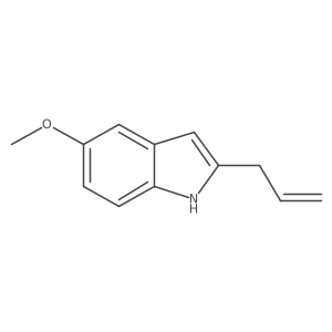 5-methoxy-2-prop-2-enyl-1H-indole结构式