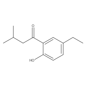 1-(5-Ethyl-2-hydroxyphenyl)-3-methylbutan-1-one Structure