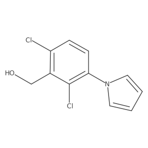2,6-Dichloro-3-(1H-pyrrol-1-yl)benzenemethanol结构式