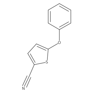 5-Phenoxythiophene-2-carbonitrile结构式