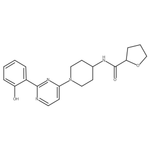 N-[1-[2-(2-hydroxyphenyl)pyrimidin-4-yl]-4-piperidyl]tetrahydrofuran-2-carboxamide Structure