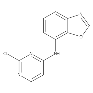 N-(2-chloropyrimidin-4-yl)benzooxazol-7-amine Structure