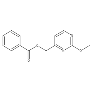4-Pyrimidinemethanol, 2-methoxy-, 4-benzoate Structure