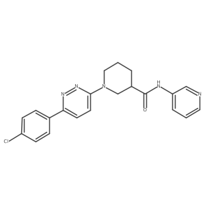 1-(6-(4-chlorophenyl)pyridazin-3-yl)-N-(pyridin-3-yl)piperidine-3-carboxamide Structure