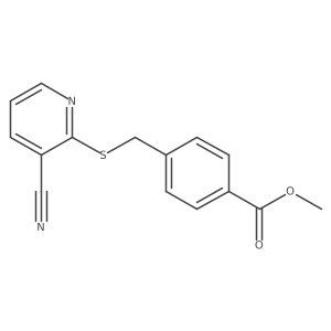 Methyl 4-{[(3-cyanopyridin-2-yl)sulfanyl]methyl}benzoate Structure