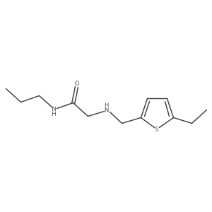 2-[[(5-Ethyl-2-thienyl)methyl]amino]-N-propylacetamide结构式