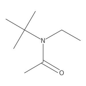 N-tert-butyl-N-ethylacetamide结构式