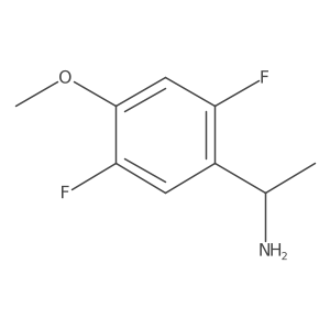 (R)-1-(2,5-Difluoro-4-methoxyphenyl)ethanamine Structure