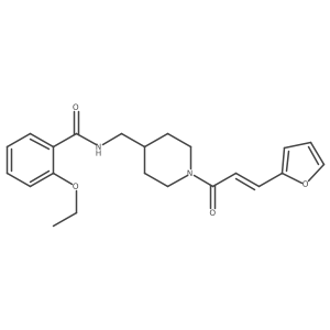 (E)-2-ethoxy-N-((1-(3-(furan-2-yl)acryloyl)piperidin-4-yl)methyl)benzamide Structure