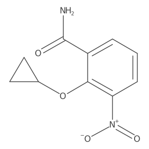 2-Cyclopropoxy-3-nitrobenzamide Structure