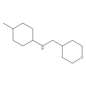 4-methyl-N-[(oxan-4-yl)methyl]cyclohexan-1-amine Structure