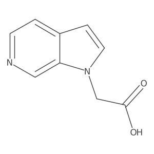 Pyrrolo[2,3-c]pyridin-1-yl-acetic acid结构式