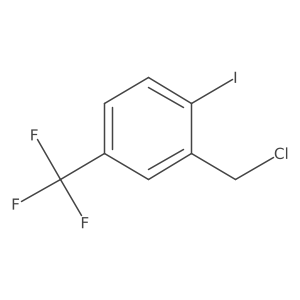 2-Iodo-5-(trifluoromethyl)benzyl chloride Structure