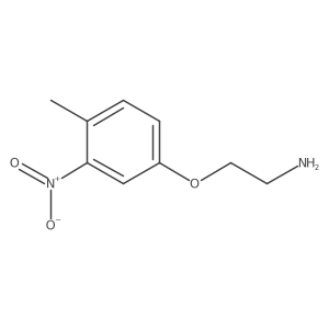 2-(4-Methyl-3-nitrophenoxy)ethan-1-amine结构式