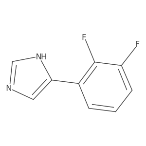 4-(2,3-difluorophenyl)-1H-imidazole Structure