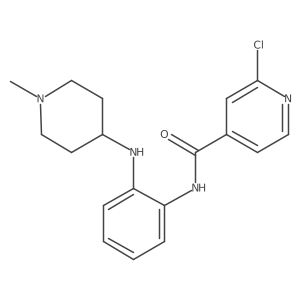 2-chloro-N-{2-[(1-methylpiperidin-4-yl)amino]phenyl}pyridine-4-carboxamide Structure
