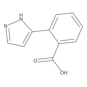 2-(1H-pyrazol-3-yl)benzoic acid结构式
