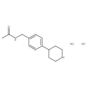 N-((6-(Piperidin-4-yl)pyridin-3-yl)methyl)acetamide dihydrochloride Structure