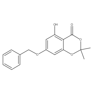 7-(Benzyloxy)-5-hydroxy-2,2-dimethyl-4H-benzo[d][1,3]dioxin-4-one Structure