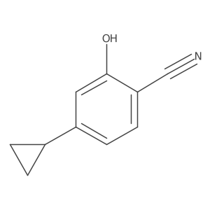 4-Cyclopropyl-2-hydroxybenzonitrile Structure