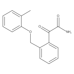 2-[(2-Methylphenoxy)methyl]-I+/--oxobenzeneacetamide结构式