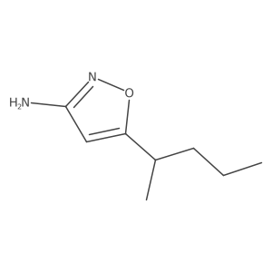 5-(Pentan-2-yl)isoxazol-3-amine Structure