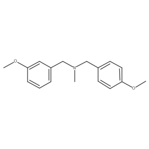 [(3-Methoxyphenyl)methyl][(4-methoxyphenyl)methyl]methylamine结构式