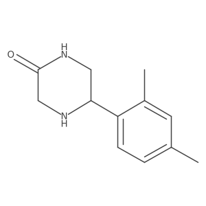 5-(2,4-Dimethylphenyl)piperazin-2-one结构式