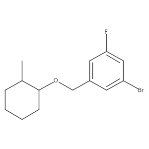 Benzene, 1-bromo-3-fluoro-5-[[(2-methylcyclohexyl)oxy]methyl]-结构式