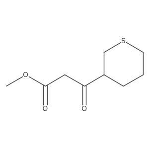 Methyl 3-oxo-3-(thian-3-yl)propanoate结构式