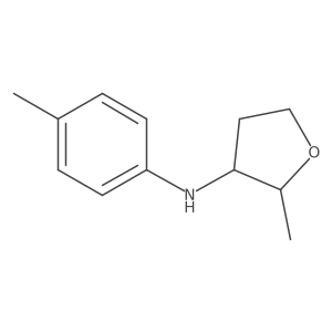 2-methyl-N-(4-methylphenyl)oxolan-3-amine结构式