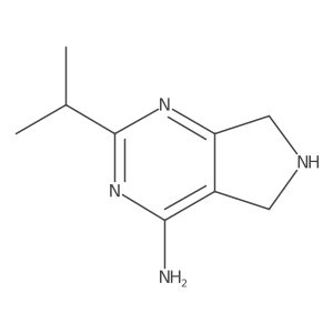 2-(Propan-2-yl)-5H,6H,7H-pyrrolo[3,4-d]pyrimidin-4-amine Structure