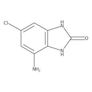 4-amino-6-chloro-1H-1,3-benzodiazol-2-ol结构式