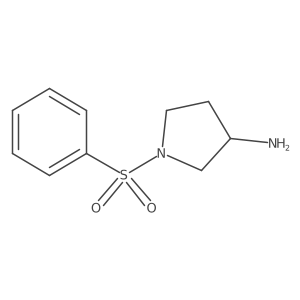 (3S)-1-(phenylsulfonyl)pyrrolidin-3-amine Structure