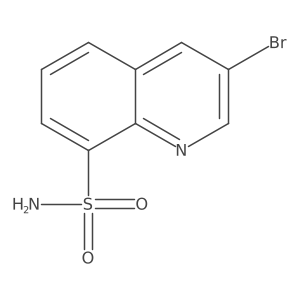 3-Bromoquinoline-8-sulfonamide结构式