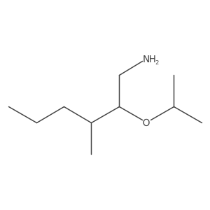 3-Methyl-2-(propan-2-yloxy)hexan-1-amine Structure