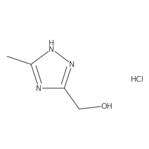 (3-Methyl-1H-1,2,4-triazol-5-yl)methanol hydrochloride Structure
