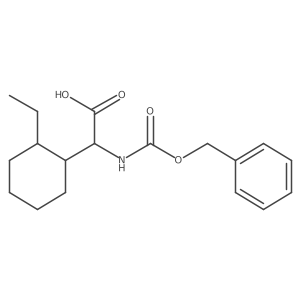 2-{[(Benzyloxy)carbonyl]amino}-2-(2-ethylcyclohexyl)acetic acid结构式