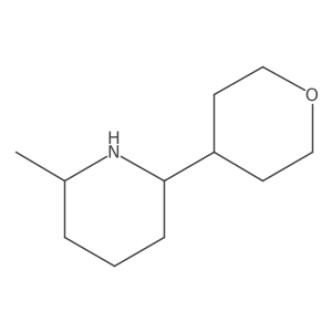 2-Methyl-6-(oxan-4-yl)piperidine Structure