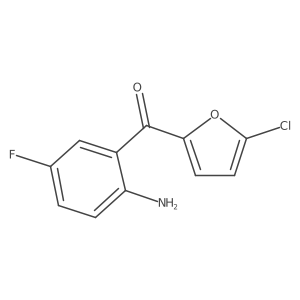 Methanone, (2-amino-5-fluorophenyl)(5-chloro-2-furanyl)-结构式