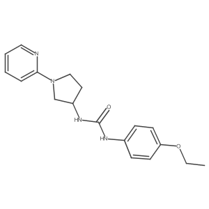 1-(4-Ethoxyphenyl)-3-(1-(pyridin-2-yl)pyrrolidin-3-yl)urea Structure